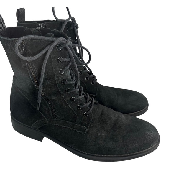 Kenneth Cole New York Men\'s Hugh Leather Combat Boots Size 11.5 main image 7